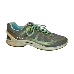 Ecco Biom Performance Green Lace Up Sneakers